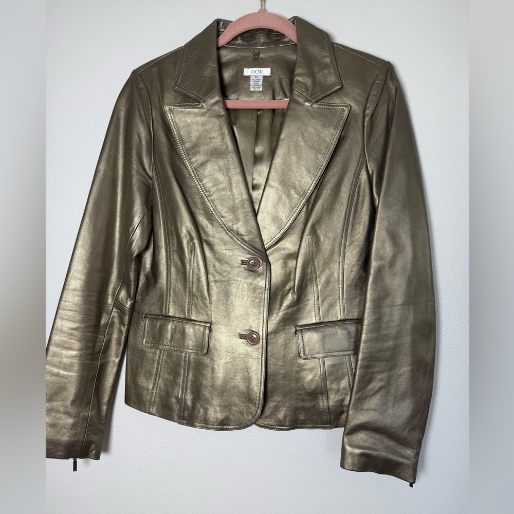 Cache Metallic Blazer